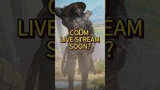 CODM Live Stream SOON? 