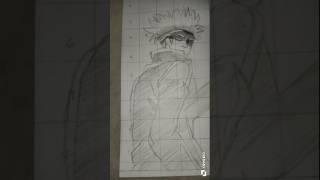 satoru Gojo drawing how to draw gojo#drawing #shorts