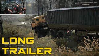 First Time Driving Trailer Truck & Park It | The Bog Challenge!