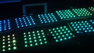 Lots of LED's pixel array rainbow test