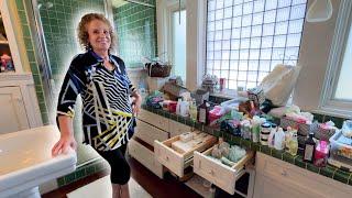 Helping Sweet Retired Couple Declutter Their Bathroom 