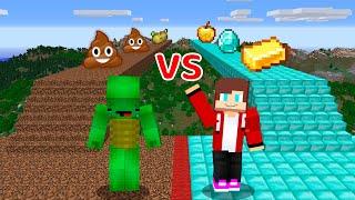 Mikey Noob Bridge VS JJ Pro Bridge Challenge!