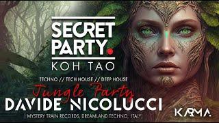 SECRET PARTY Live Mix Dj Set - Thailand, Koh Tao, June 2023, Tech Deep House Techno Progressive 2h