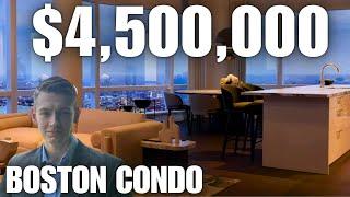 Boston LUXURY Condo tour | $4.5M Boston Home