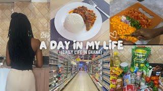 A Day In My Life|Groceries shopping,cooking️|Life of an Introvert In Ghana|Living Alone