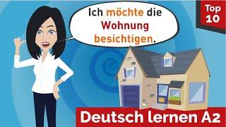 Deutsch lernen A2 | Ich möchte die Wohnung besichtigen. Wann haben Sie einen Termin frei?