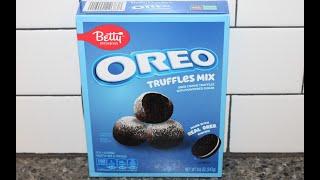 Betty Crocker Betty Exclusives Oreo Truffles Mix Review No Bake!