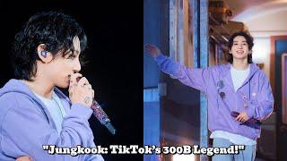 Jungkook TikTok King: Surpasses 300 Billion Views! A True Legend in the Making