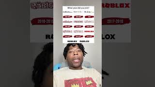 What year did you join Roblox? #relatable #foryou #subscribe