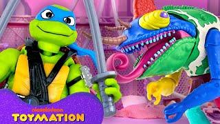 TMNT Toys Fight EACH OTHER, Enemies and More! ️ | Toymation