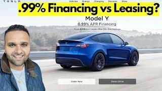 2024 Tesla Model Y - Finance at .99% APR or Lease for 36 Months?