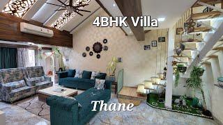 7 CRORE Brand New 4BHK Villa, with Terrace & a Garden, Ghodbunder Road, Thane