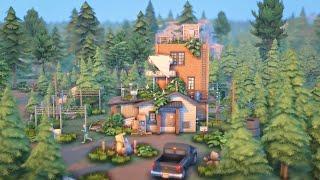 Lone Wolf's Hideout  | The Sims 4 Werewolves | Speed Build with Ambient Sound | No CC