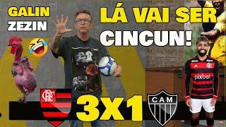 NETO ZOA O GALO! "MENGÃO AMASSOU" GERSON É UM... FLAMENGO 3x1 ATLÉTICO-MG