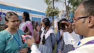 Hon'ble Smt Shama Parveen,IAS, DM of Jalpaiguri district at Banarhat SP Primary School