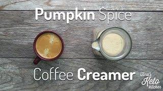 Keto Pumpkin Spice Coffee Creamer (Sugar Free, Keto) from Tara's Keto Kitchen