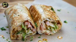 Chicken-Wrap  - INCREDIBLY TASTY, FAST AND EASY Recipe