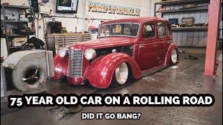 How much fire can a 75 year old car produce? We've got ourselves a hot rod!