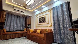 1BHK converted into 2BHK | Full Interior Design by SK Contractor