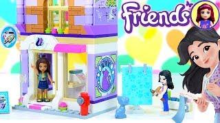 Lego Friends Emma's Art Studio Build with Silly Play