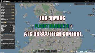 Flightradar24 and ATC Audio - Scottish Control Sector 10/02/2022