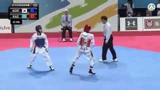 Asian Junior Taekwondo Championships. Final male -45