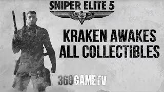 Sniper Elite 5 Kraken Awakes DLC - All Collectibles / Optional Objectives / Kill Target Locations