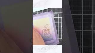 Blackout technique with markers ️ #altenew #fyp #trending #howto #papercrafting #cardmaking