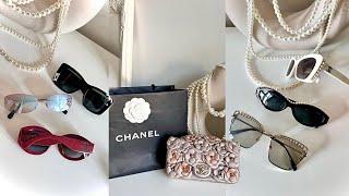 Chanel Unboxing & My Luxury Sunglasses Collection- Louis Vuitton, Chanel, Dior, Miu Miu, Loewe