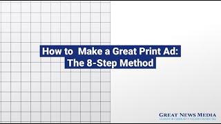 How to Make a Great Print Ad: The 8-Step Method to Outstanding Ad Design