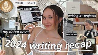 everything i wrote this year! 2024writing reflections, all my writing projects + ghostcide updates