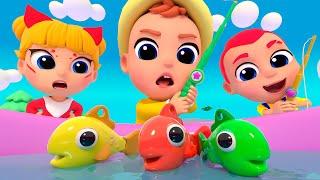 10 Little Fishies Song | Nursery Rhymes & Kids Songs | Tinytots