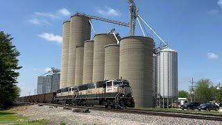 Chasing a BNSF Executive SD70MAC duo 5-9-23