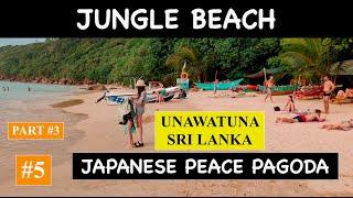 Jungle Beach Sri Lanka | JAPANESE PEACE PAGODA | India To Sri Lanka Travel Vlog | PART 3