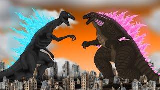 Evolved Godzilla vs Fusion of Godzilla Bloodbath & Mushroom Cloud Godzilla | Final Battle
