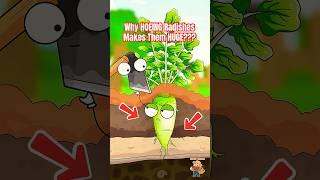 Why HOEING Radishes Makes Them HUGE?!! #radish #animation