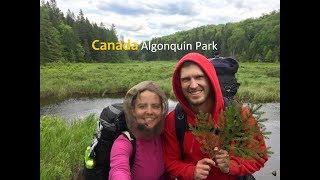 Canada поход с палаткой в  Algonquin Provincial Park Ontario