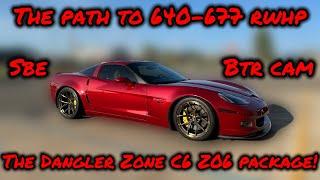 Stage 4 C6 Z06 package the Dangler Zone LS7 Corvette recipe for 640-677whp shelf parts BTR V2 cam 3