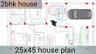  25x45 house plan! Who's ready to build their dream home?  #homedesign #architecture #realestate