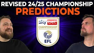 Updating Our 24/25 Championship Table Predictions