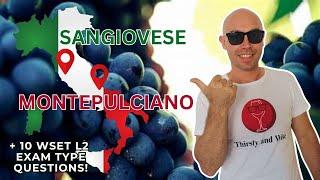 Sangiovese and Montepulciano: Central Italy wines for WSET Level 2 in Wines (+10 WSET exam question)