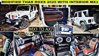 Modified Thar Roxx 2025 | Thar 2025 modification  Thar Roxx MX1 modification with Price  