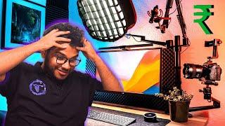 I Spent ₹10 Lakhs on My YouTube Studio – INSANE Setup Tour! 