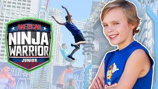 Jack Races on American Ninja Warrior Jr! BTS