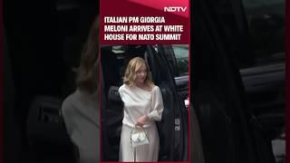 Giorgia Meloni | Italian PM Giorgia Meloni Arrives At White House For NATO Summit