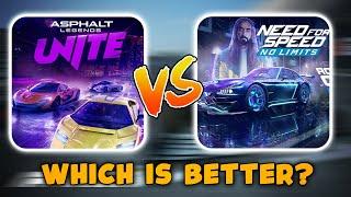 Asphalt Legends Unite VS Need for Speed™ No Limits - COMPARISON