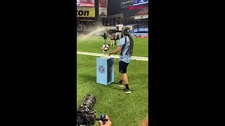 Soccer Ball Presentation in NYCFC vs Toronto