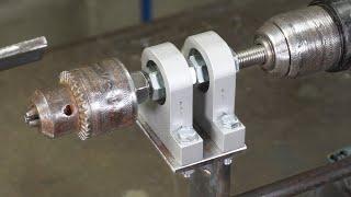 Transform Your Drill into a Pro Wood Lathe – Easy and Affordable !