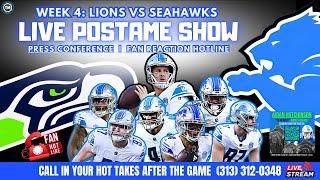Seahawks Vs Detroit Lions Post Game Reaction & Press Conference