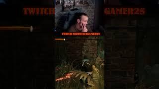 team mate playing peek a boo with ghost face dead by daylight